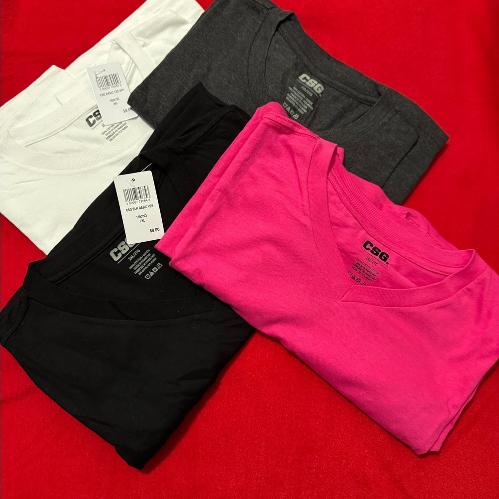 CSG V-Neck T-Shirts Set